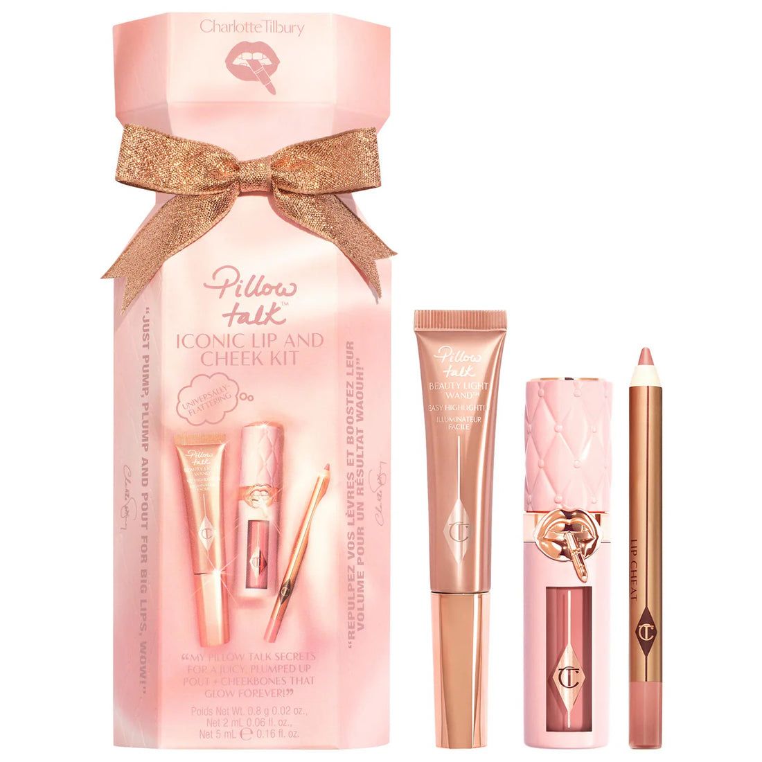 Charlotte Tilbury - Lip and Cheek Trio Makeup Gift Set | Pillow Talk