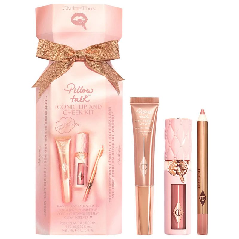Charlotte Tilbury - Lip and Cheek Trio Makeup Gift Set | Pillow Talk