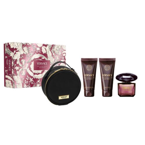 VERSACE - Crystal Noir EDP Set | 90 mL + B.Lotion + Sh.Gel