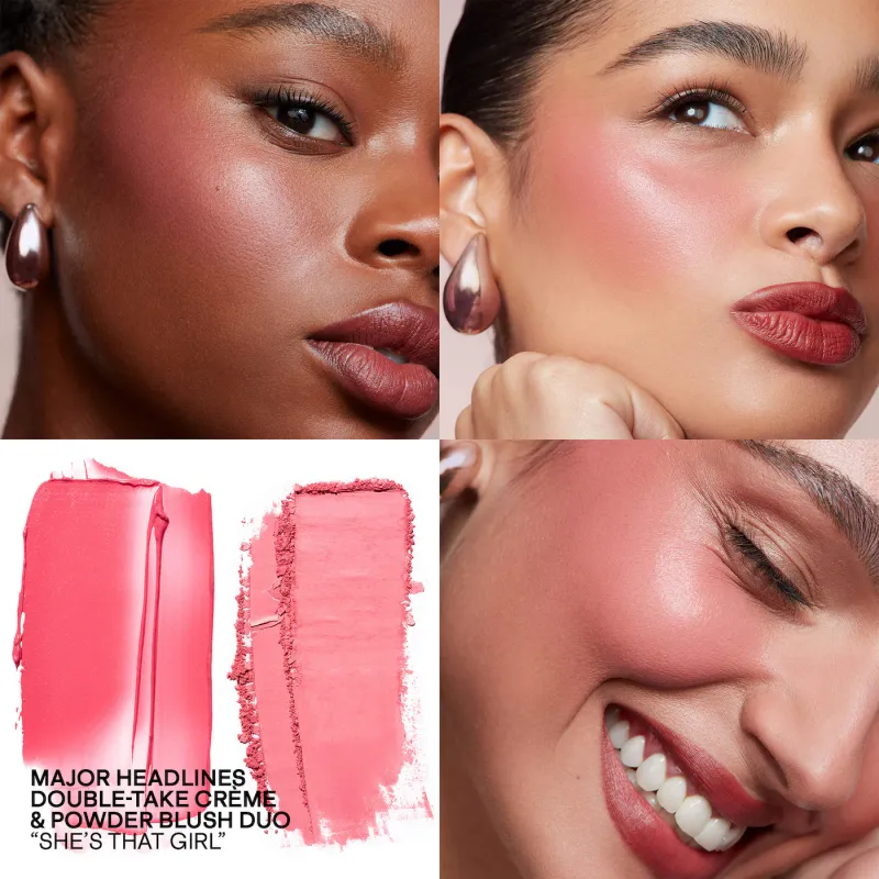 PATRICK TA - Mini Major Headlines Double-Take Crème &amp; Powder Blush Duo | She's That Girl