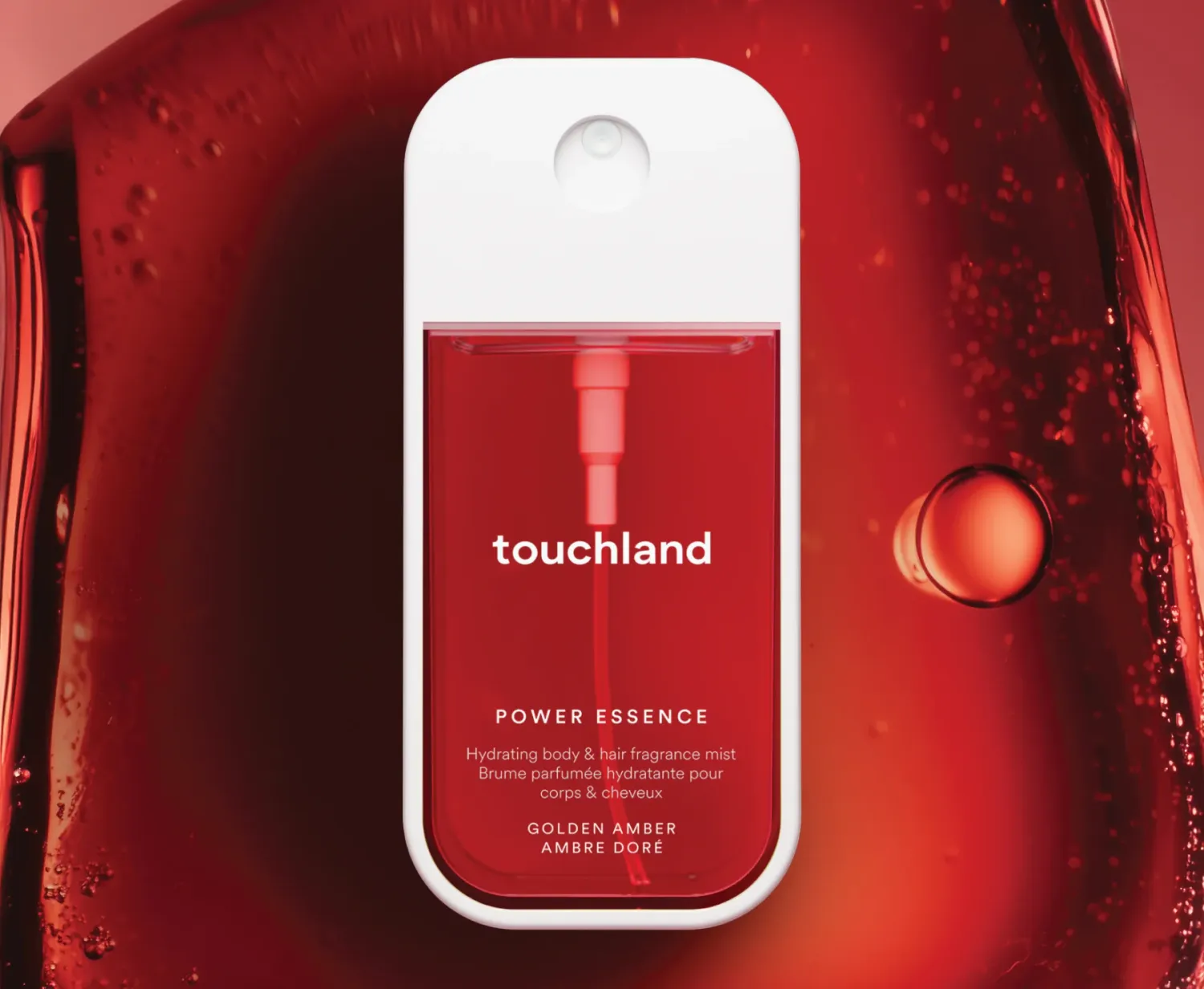 Touchland - Power Essence Body &amp; Hair Fragrance Mist | Golden Amber