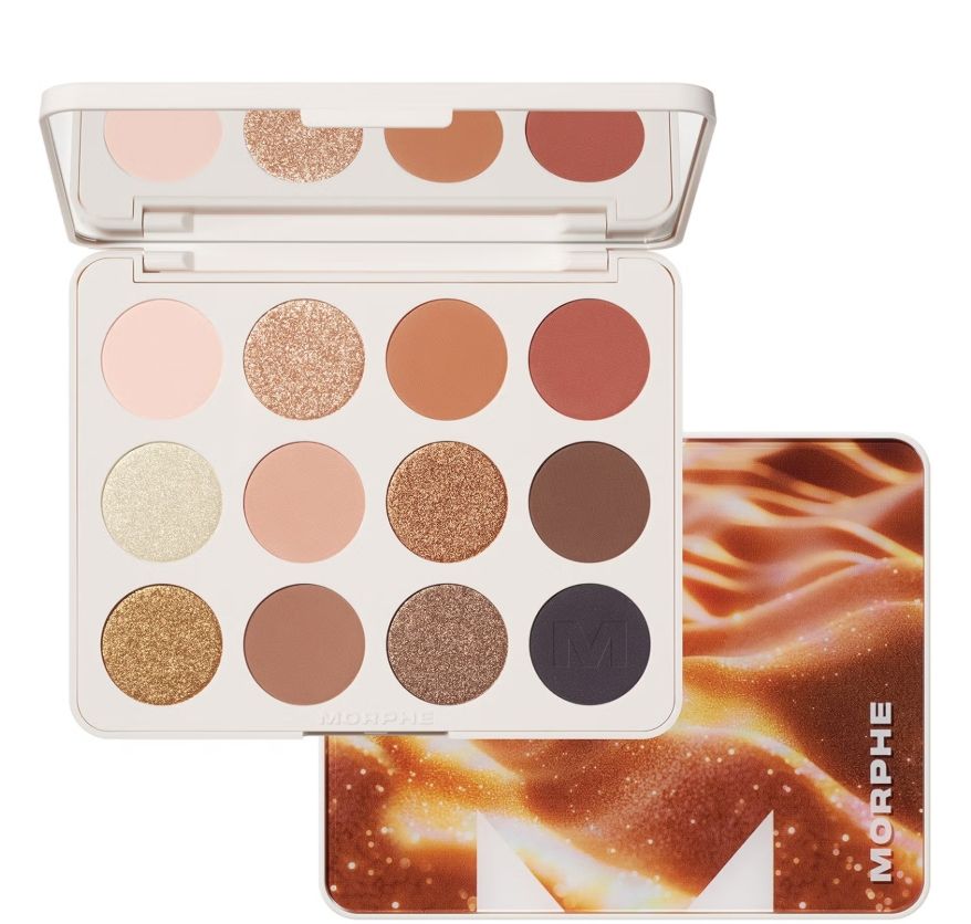 MORPHE - ChromaPlus 12-Pan Eyeshadow Palette | Flickering Sands