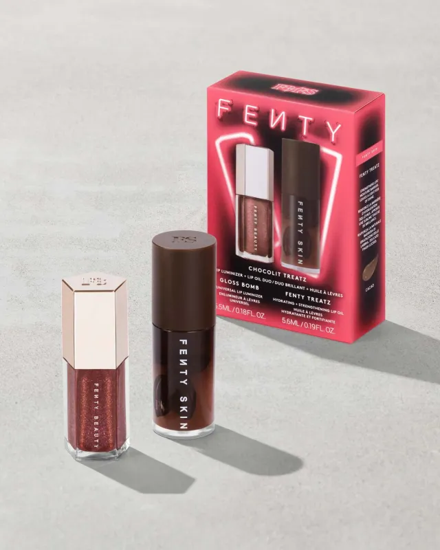 Fenty Beauty - Chocolit Treatz Lip Luminizer + Lip Oil Duo