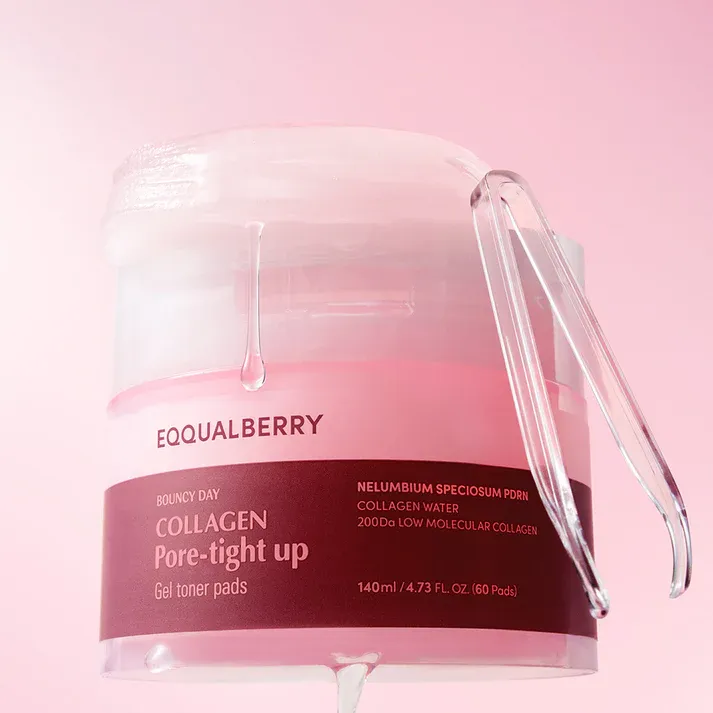 EQQUALBERRY - Collagen Pore - Tight Up Gel Toner Pads