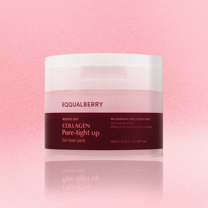 EQQUALBERRY - Collagen Pore - Tight Up Gel Toner Pads