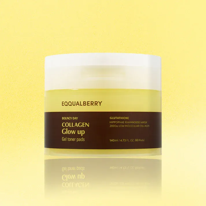 EQQUALBERRY - Collagen Glow Up Gel Toner Pads