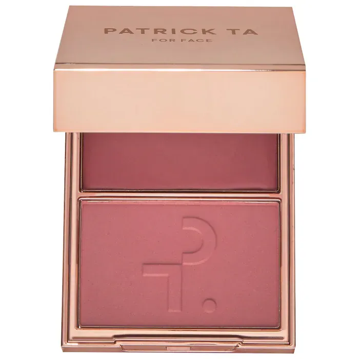 Patrick Ta - Major Headlines - Double-Take Creme &amp; Powder Blush Duo | She Goes To The Gym - cool mauve rose