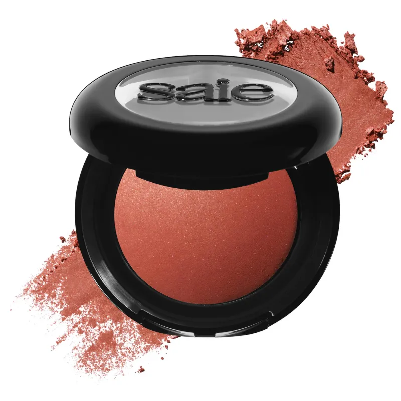 Saie - SuperSuede™ Talc-Free Powder Blush | Ciao - soft golden brown