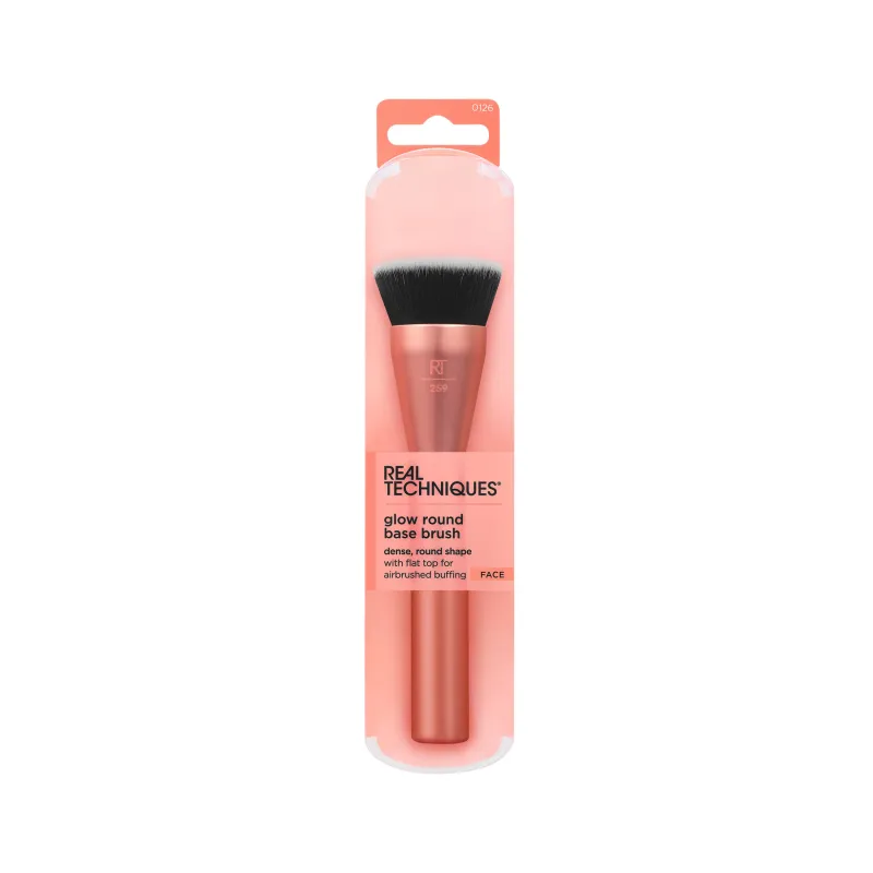 Real Techniques - Face Glow Round Base Brush RT 259  | dense , round shape