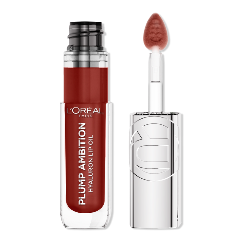 L'ORÉAL PARIS - Plump Ambition Hyaluron Lip Oil | 485 Wine O'clock