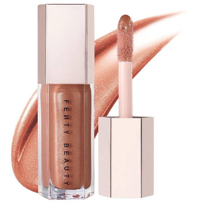 Fenty Beauty - Gloss Bomb Universal Lip Luminizer | 01 - Fenty Glow - shimmering rose nude