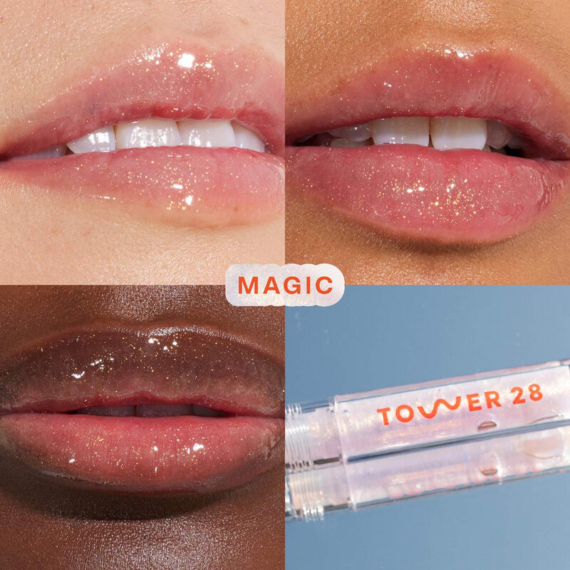 Tower 28 - ShineOn Lip Jelly | Magic - clear with gold shimmer