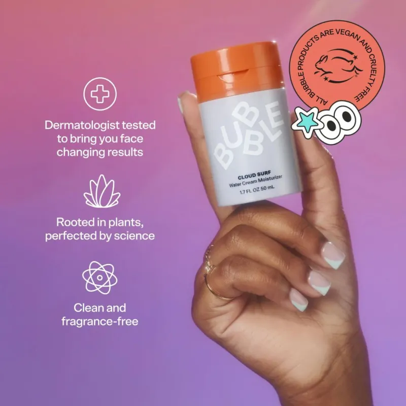 BUBBLE - Cloud Surf Water cream Moisturizer | 50 mL