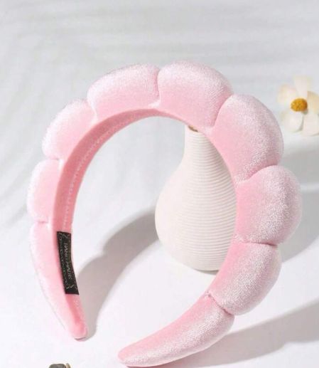 Cloud Velvet Headband | Pink