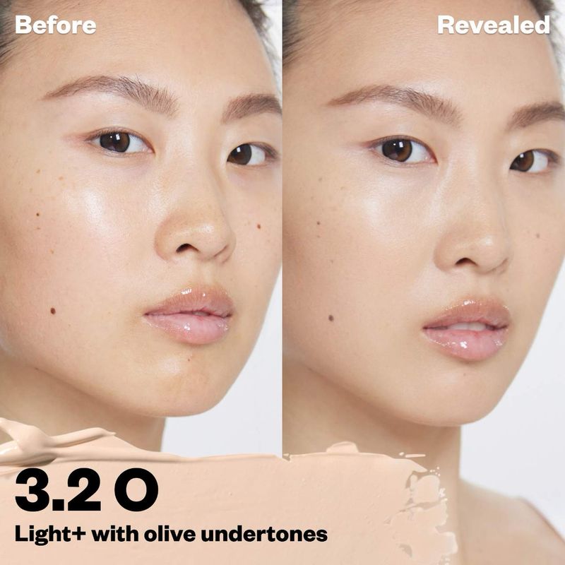 Kosas - Revealer Super Creamy + Brightening Concealer with Caffeine and Hyaluronic Acid | Tone 3.2 O - light+ with neutral olive undertones