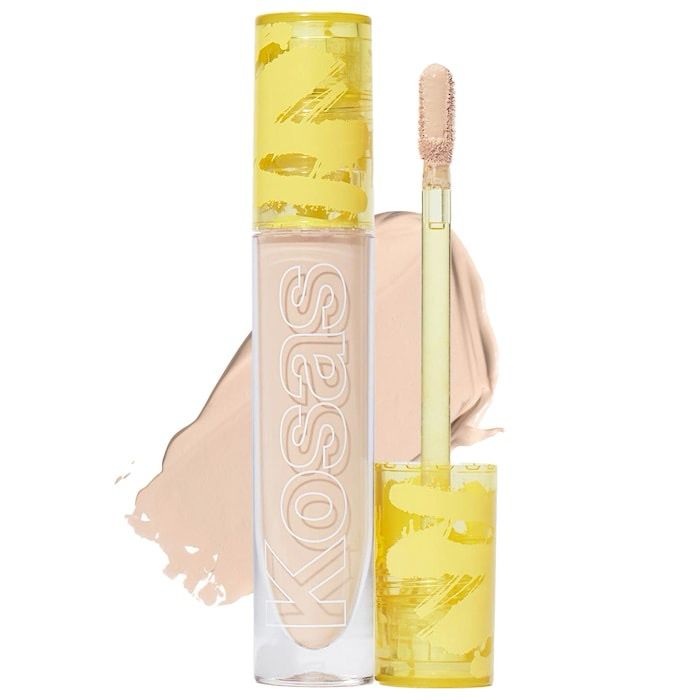 Kosas - Revealer Super Creamy + Brightening Concealer with Caffeine and Hyaluronic Acid | Tone 3.2 O - light+ with neutral olive undertones