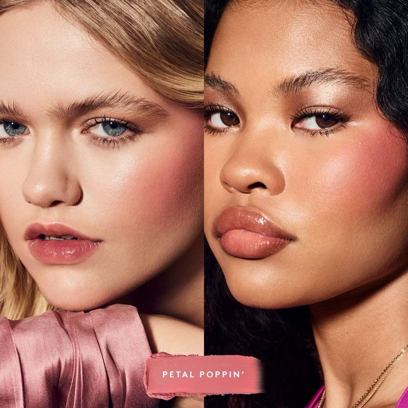 Fenty Beauty - Cheeks Suede Waterproof Powder Blush | Petal Poppin' - baby pink