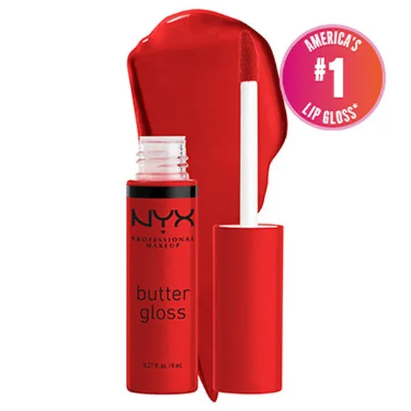 NYX - Creamy Lip Butter Gloss | 40 Apple Crisp - modern red