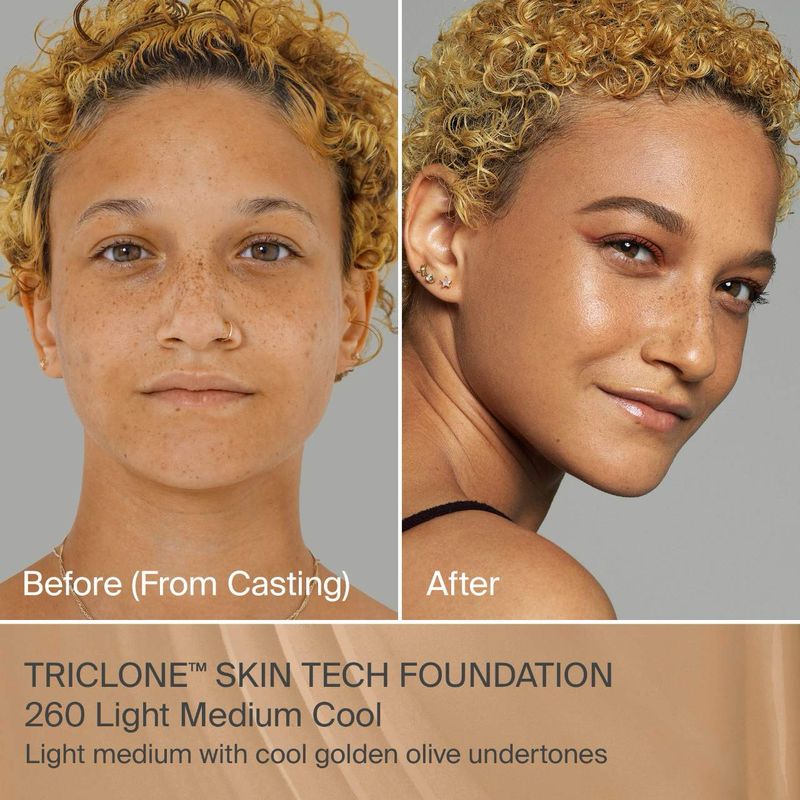 HAUS LABS by Lady Gaga - Triclone Skin Tech Foundation | 260 Light Medium Cool Undertone