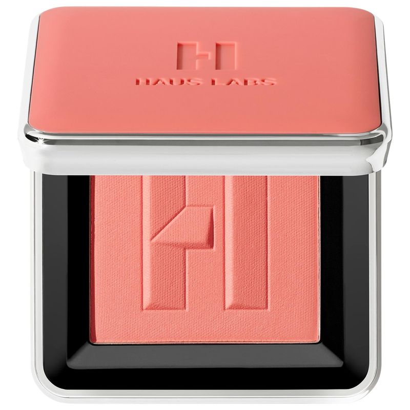 HAUS LABS By Lady Gaga - Color Fuse Talc-Free Blush Powder | Pomelo Peach - soft coral