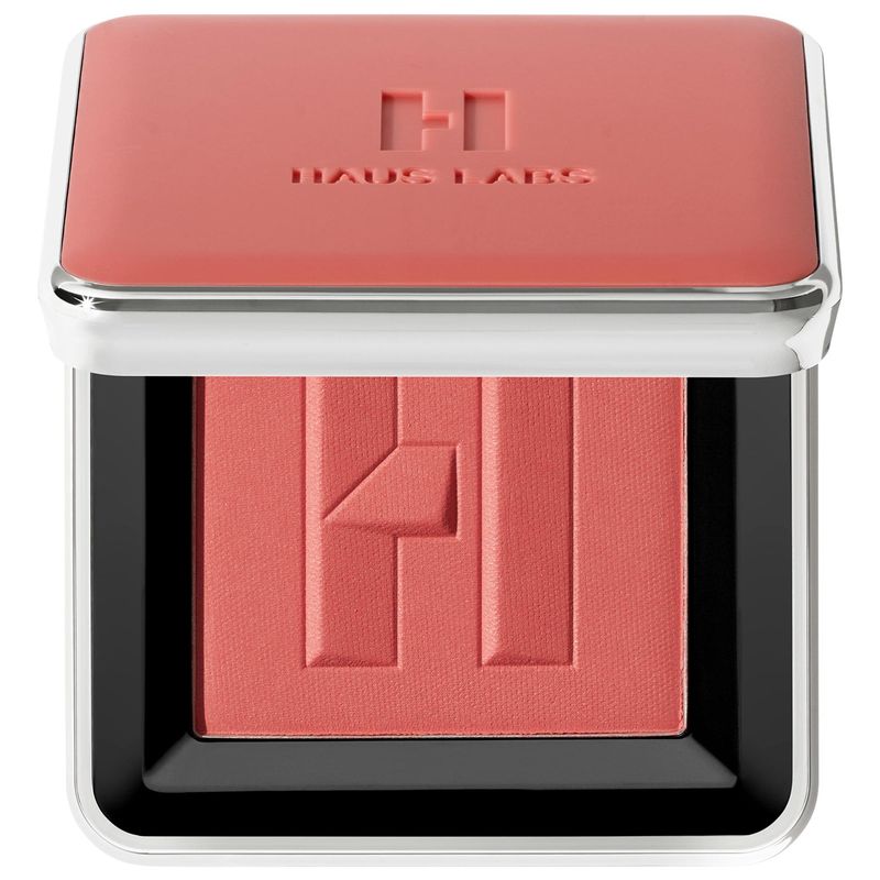 HAUS LABS By Lady Gaga - Color Fuse Talc-Free Blush Powder | French Rosette - neutral rose