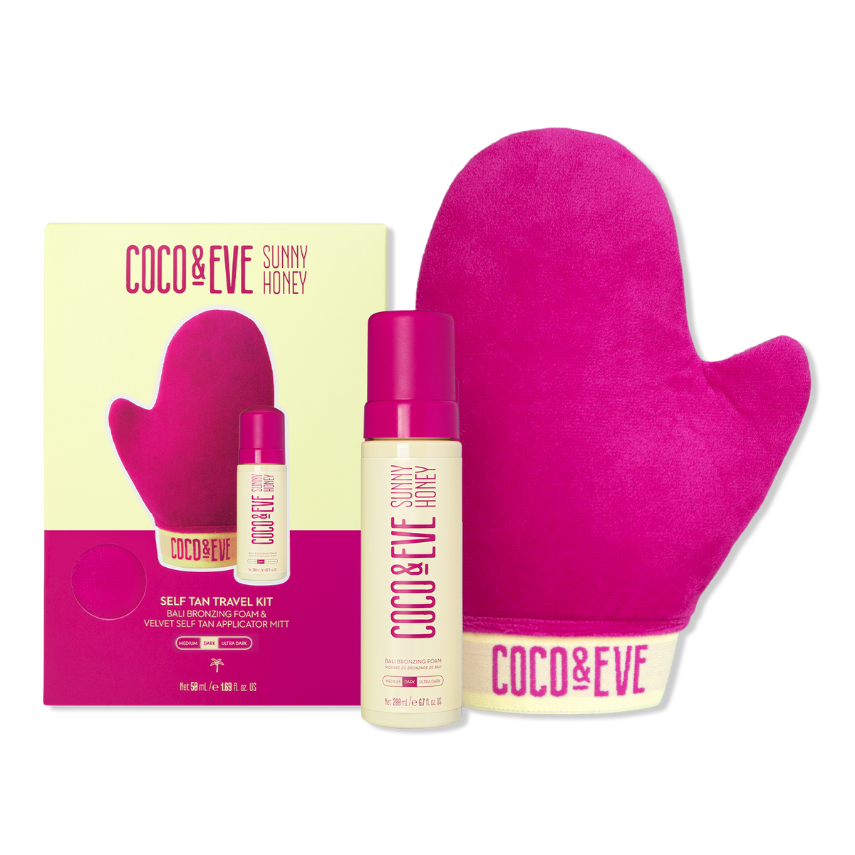 COCO &amp; EVE - Self Tan Travel Kit | Dark