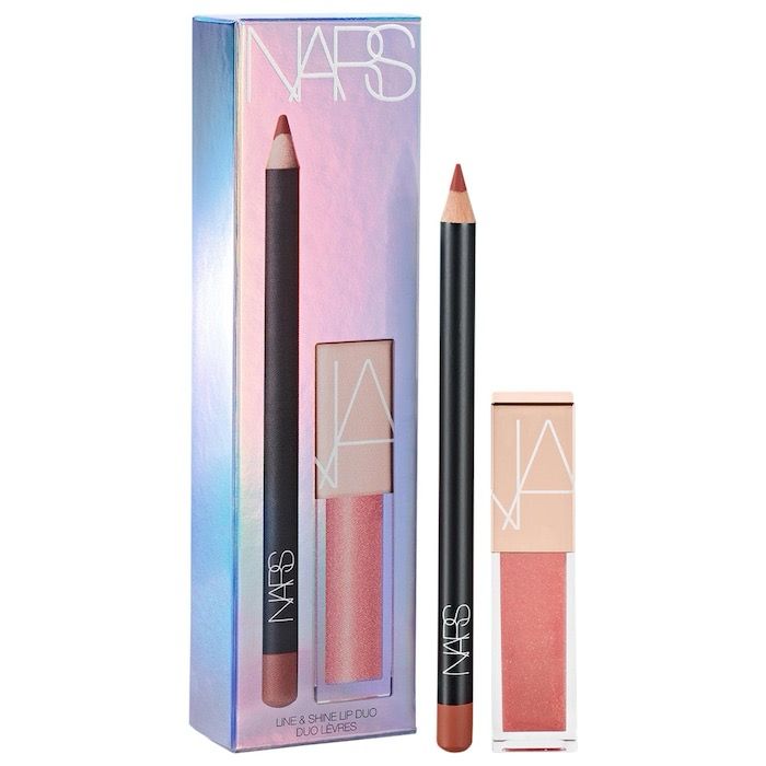 NARS - Lip &amp; Shine Lip Duo | Rosebud Lip Liner / Orgasm Lip Shine