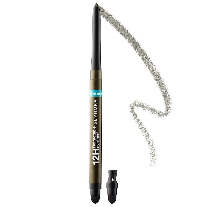 Sephora Collection - Retractable Waterproof Eyeliner | 14-Shimmer Khaki Green 