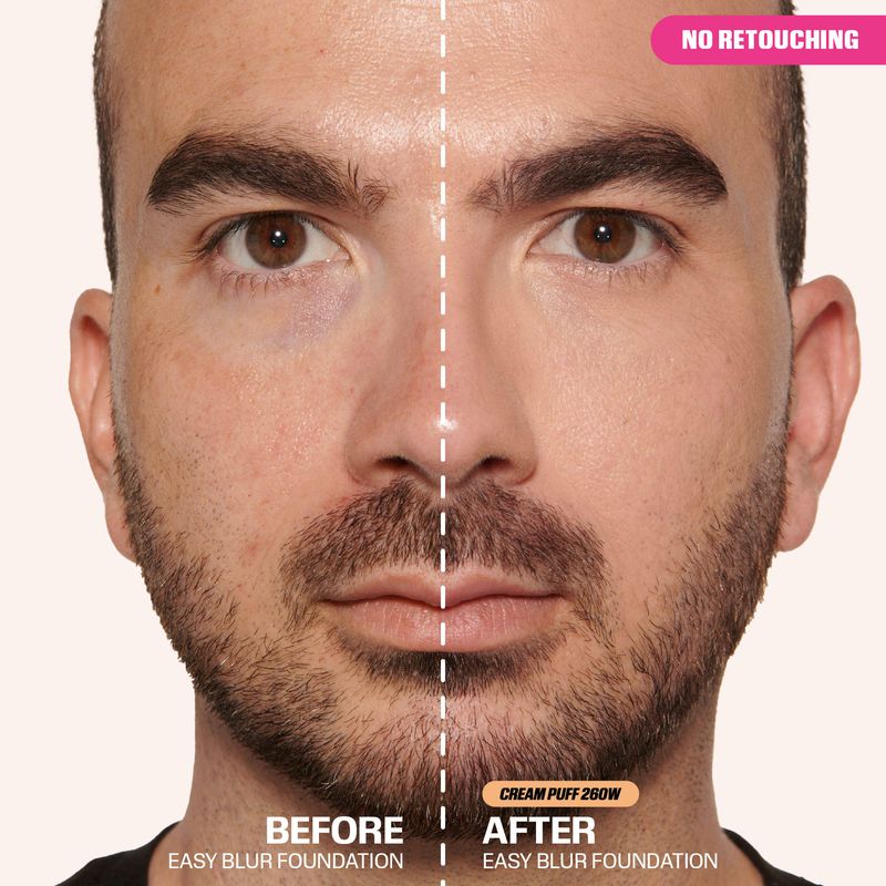 Huda Beauty - Easy Blur Natural Airbrush Foundation With Niacinamide | Cream Puff 260W