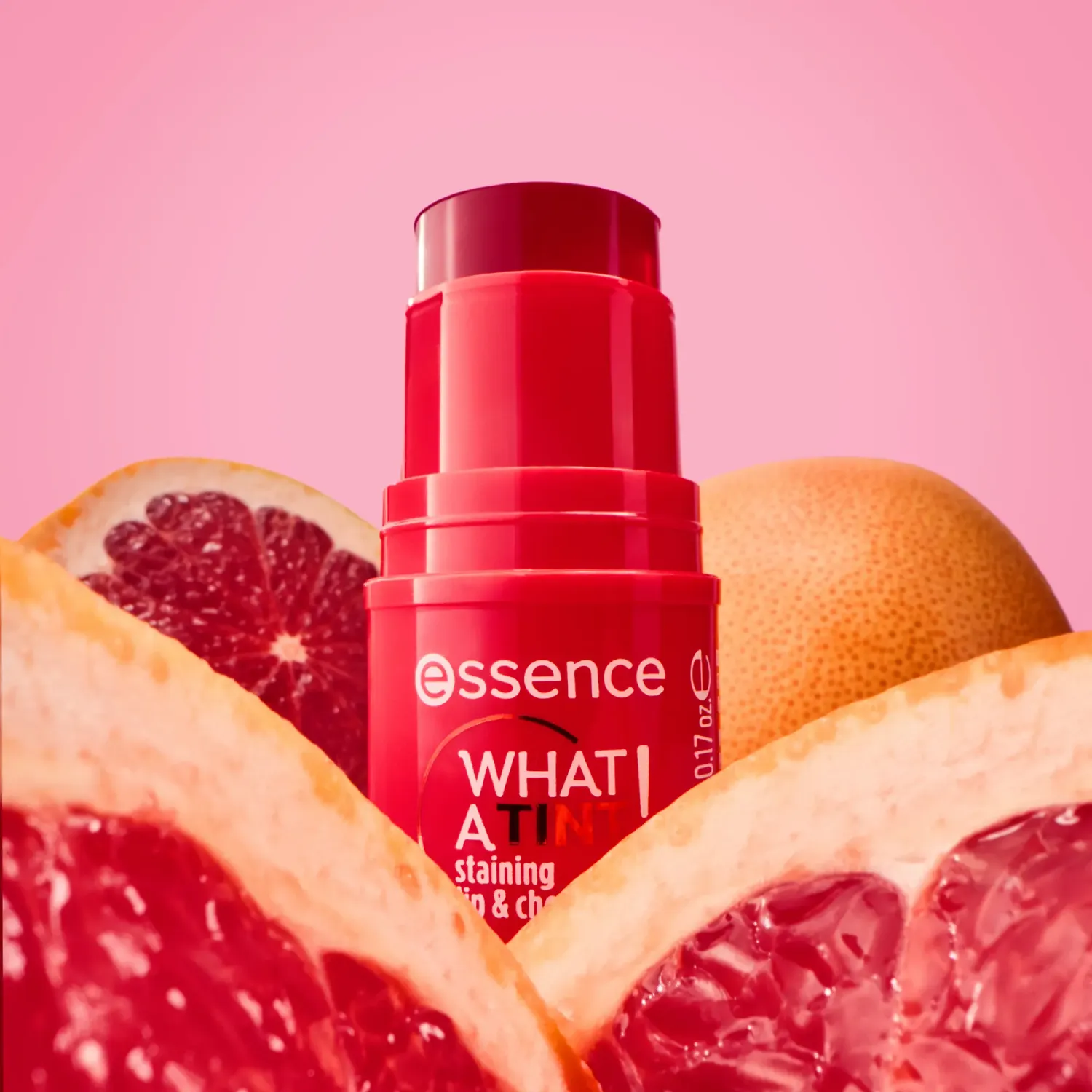 ESSENCE- What A Tint Staining Lip &amp; Cheek Tint | 20 Grapefruit Bliss