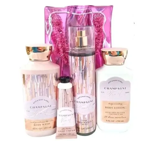 Bath &amp; Body Works - Champagne Toast Gift Set | Fragrance Mist, Body Lotion, Body Wash &amp; Hand Cream