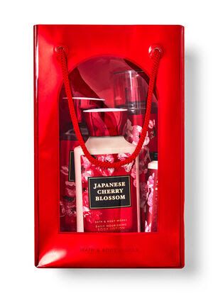 Bath &amp; Body Works - Japanese Cherry Blossom Gift Set | Fragrance Mist, Body Lotion, Body Wash &amp; Hand Cream