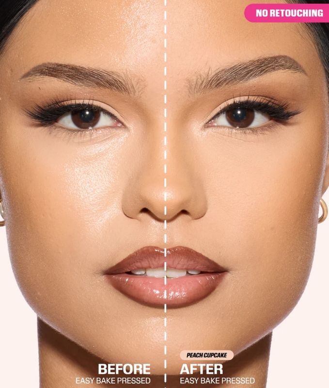 Huda Beauty - Easy Bake Pressed Powder | Peach Cupcake