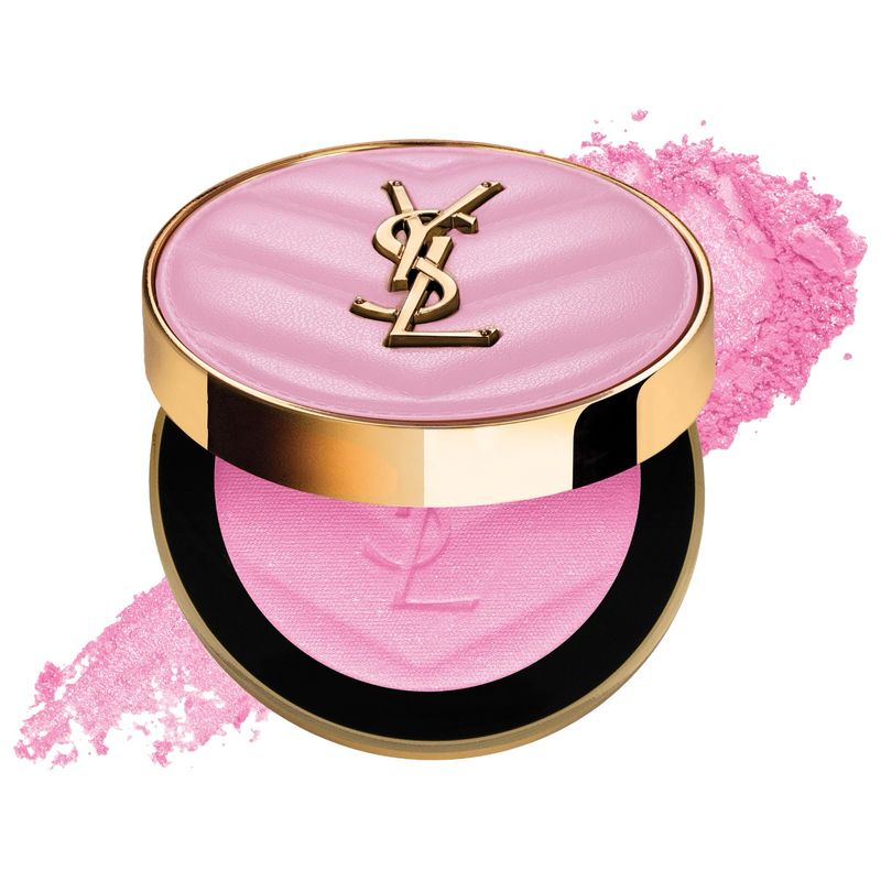 YSL - Make Me Blush 24H Buildable Powder Blush | 42 Babydoll Pink - cool baby pink satin