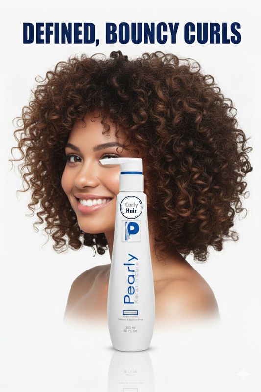 PEARLY keratin Cure - Curly Hair Shampoo With Keratin Sulfate &amp; Free / 300mL