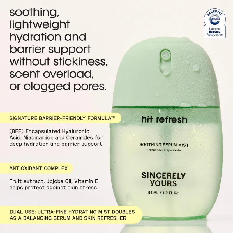 SINCERELY YOURS - Hit Refresh Soothing Serum Mist | 55 mL