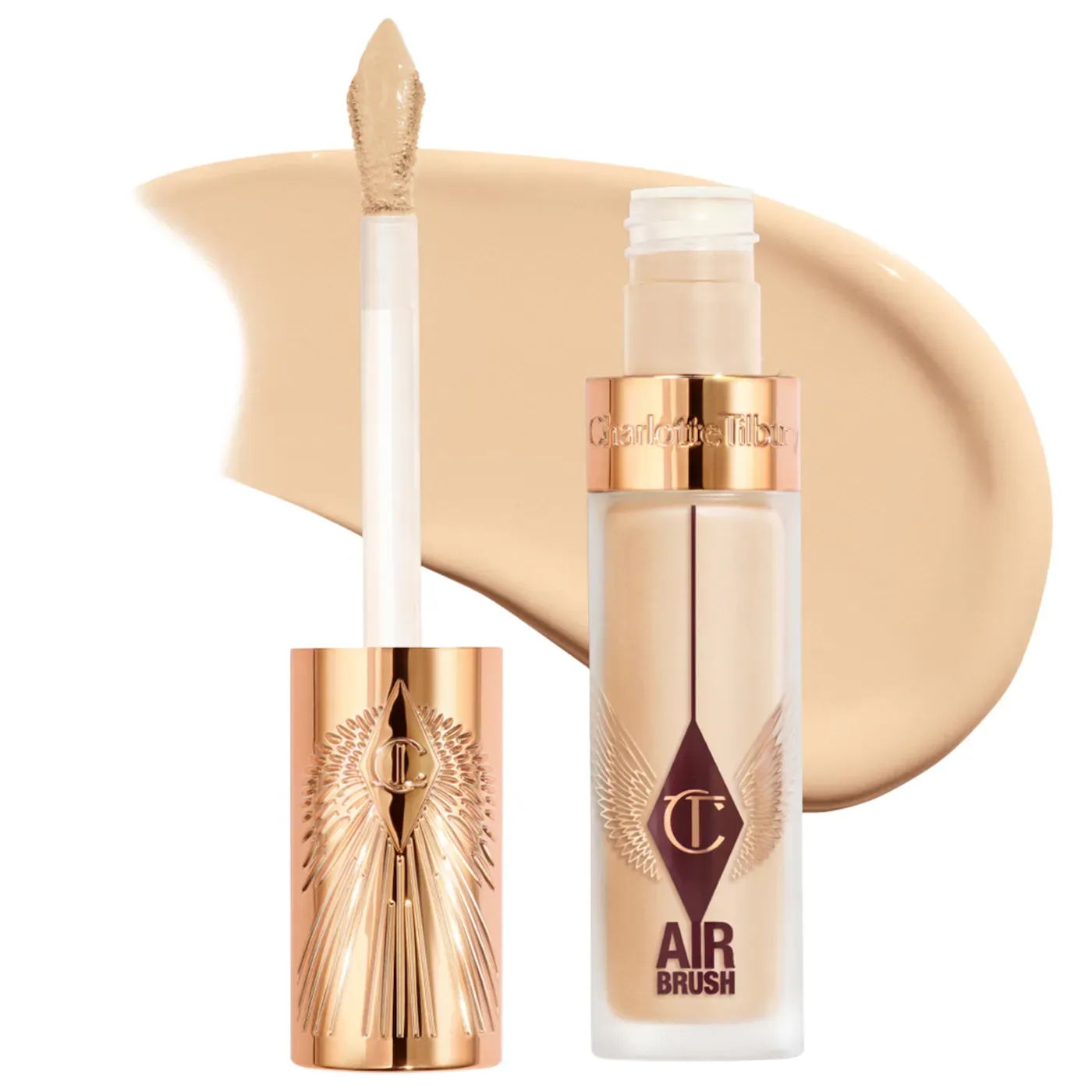 Charlotte Tilbury - Airbrush Flawless Blur Concealer Weightless Full Coverage Creaseless | 4.5 Fair-Medium