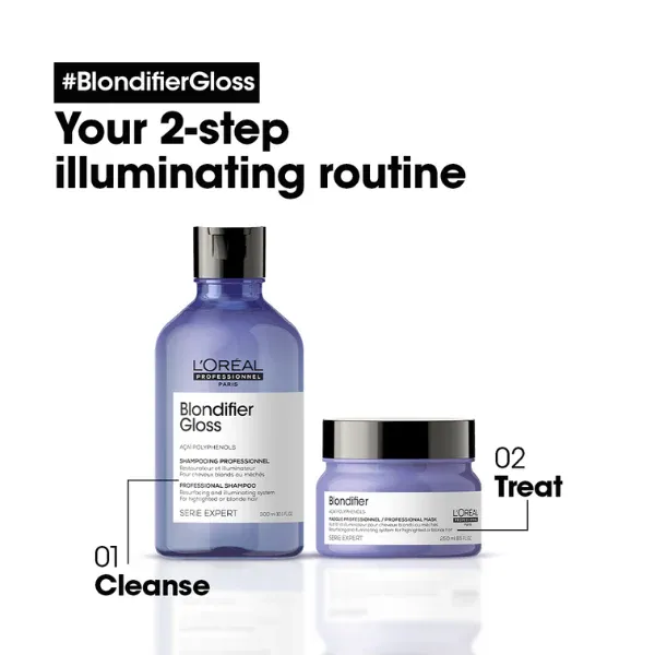L'ORÉAL PROFESSIONNEL - Blondifier Gloss Shampoo For Blonde Hair Serie Expert | 300 mL