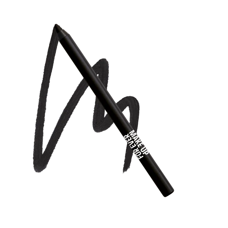 Make Up For Ever - Aqua Resist Color Pencil – 01 - Whatever Black - Matte - Pure Black