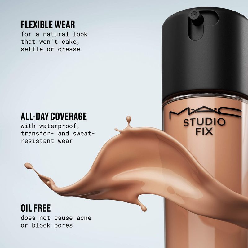M.A.C - Studio Fix Fluid Spf 15 | N 6.5 Light with neutral peachy undertones