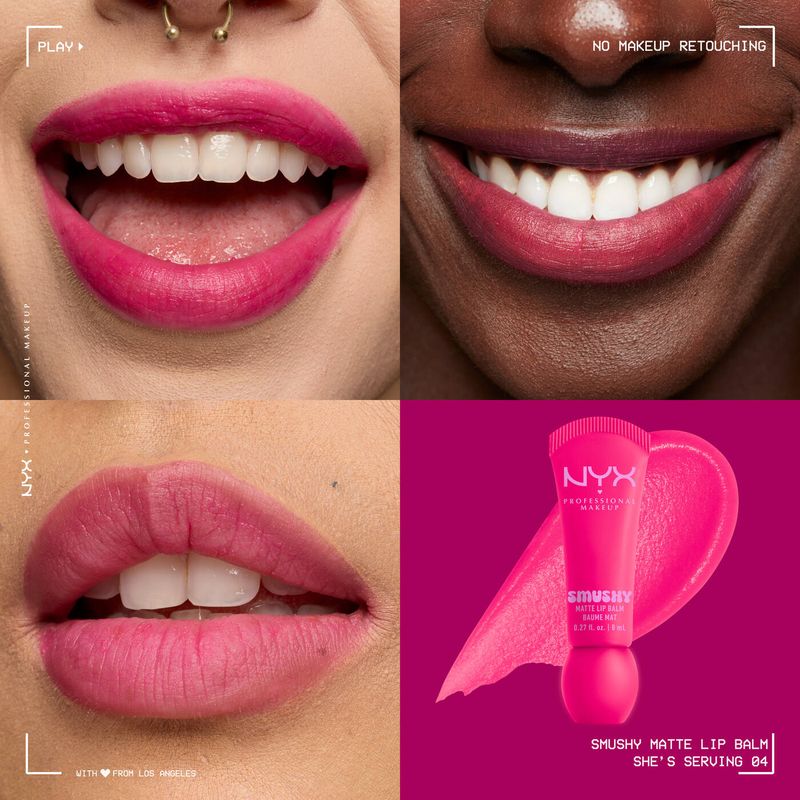 NYX - Smushy Matte Lip Balm | 04 She's Serving