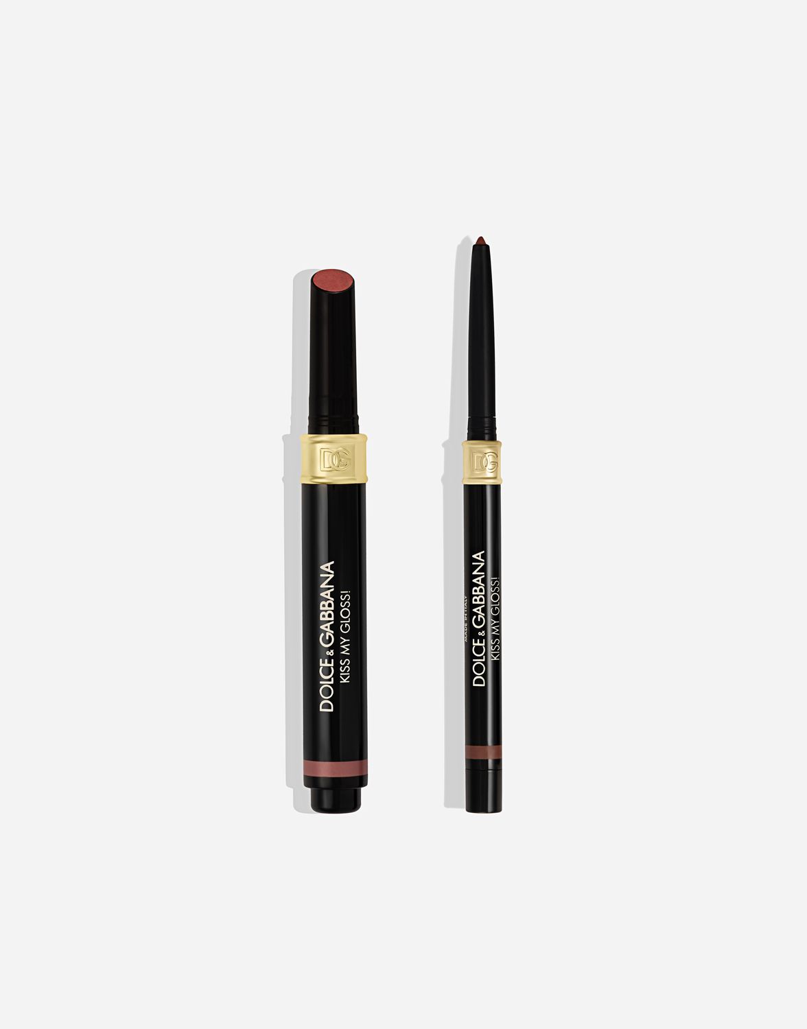 Dolce &amp; Gabbana - Kiss My Gloss! | 01 Whisper - Rosey Pink Liner And Pink Perlescent Gloss