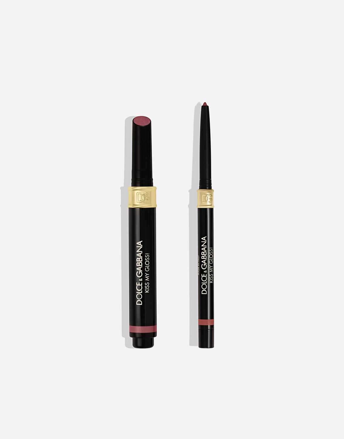 Dolce &amp; Gabbana - Kiss My Gloss! | 02 Giggle - Nude Liner And Nude Mauve Gloss