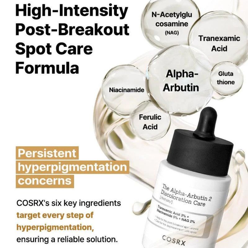 COSRX - The Alpha-Arbutin 2 Discoloration Care Serum