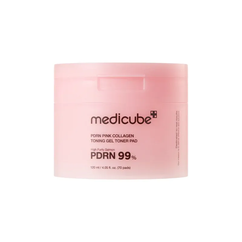 MEDICUBE - PDRN Pink Collagen Toning Gel Toner Pad