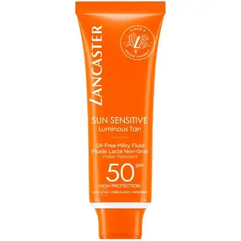 LANCASTER - Sun Sensitive Oil Free Milk Fluide Spf50 Luminous | 50 mL