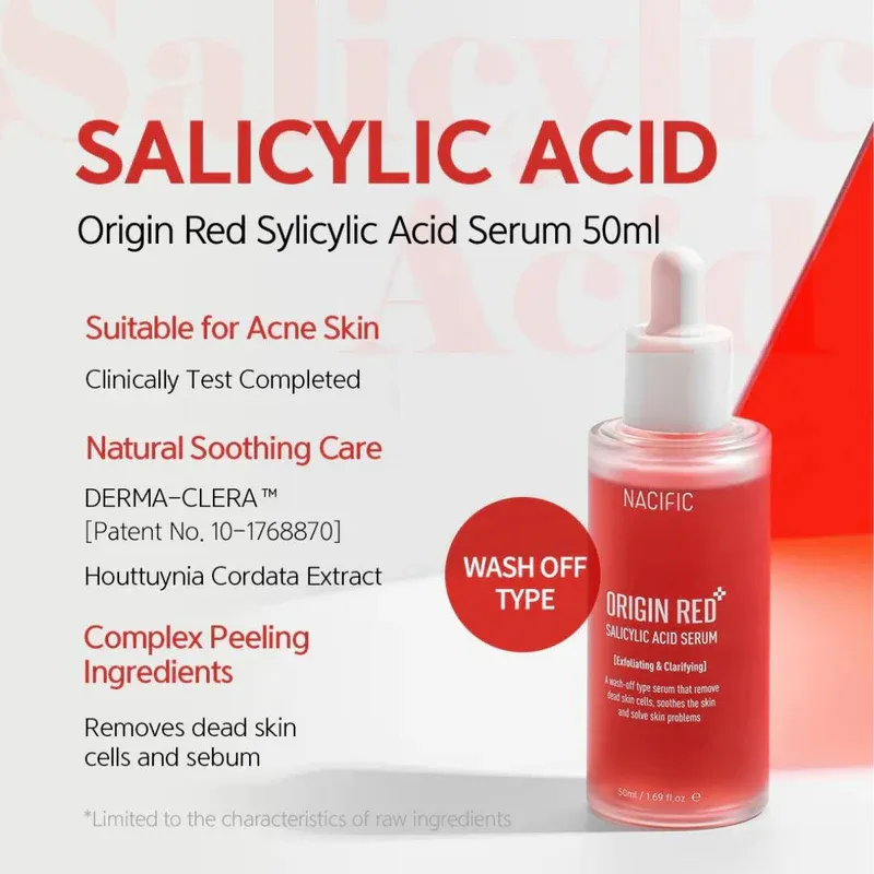 NACIFIC - Origin Red Salicylic Acid Serum | 20 mL