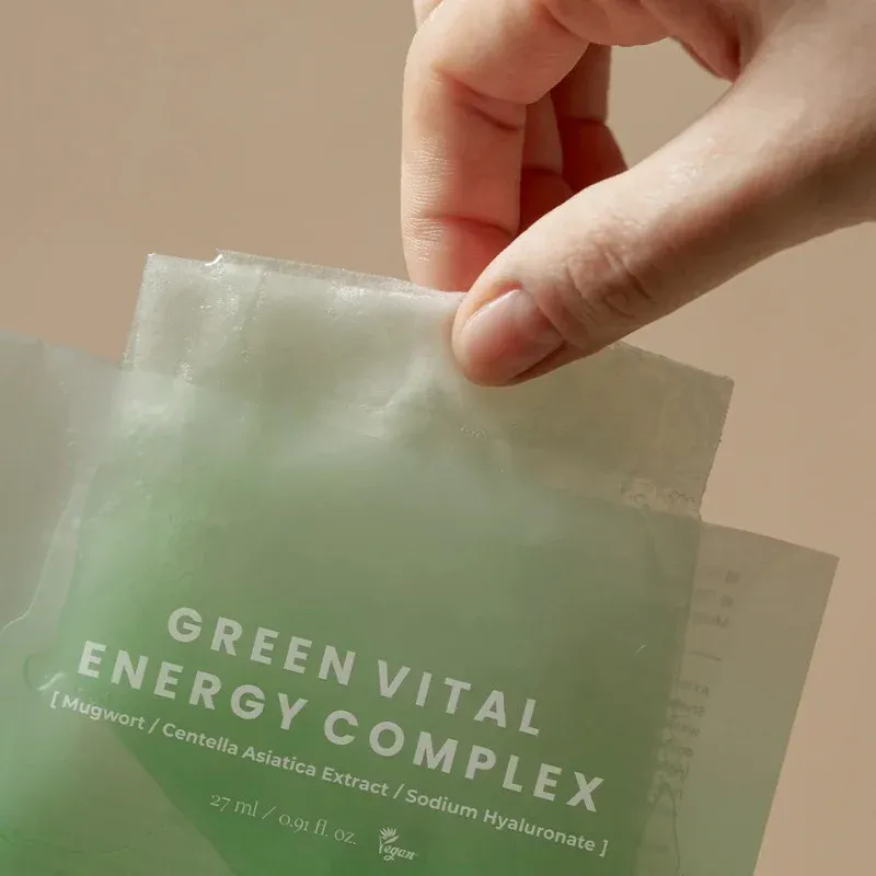 AXIS-Y - Mugwort Green Vital Energy Complex Sheet Mask | Box of 5 masks