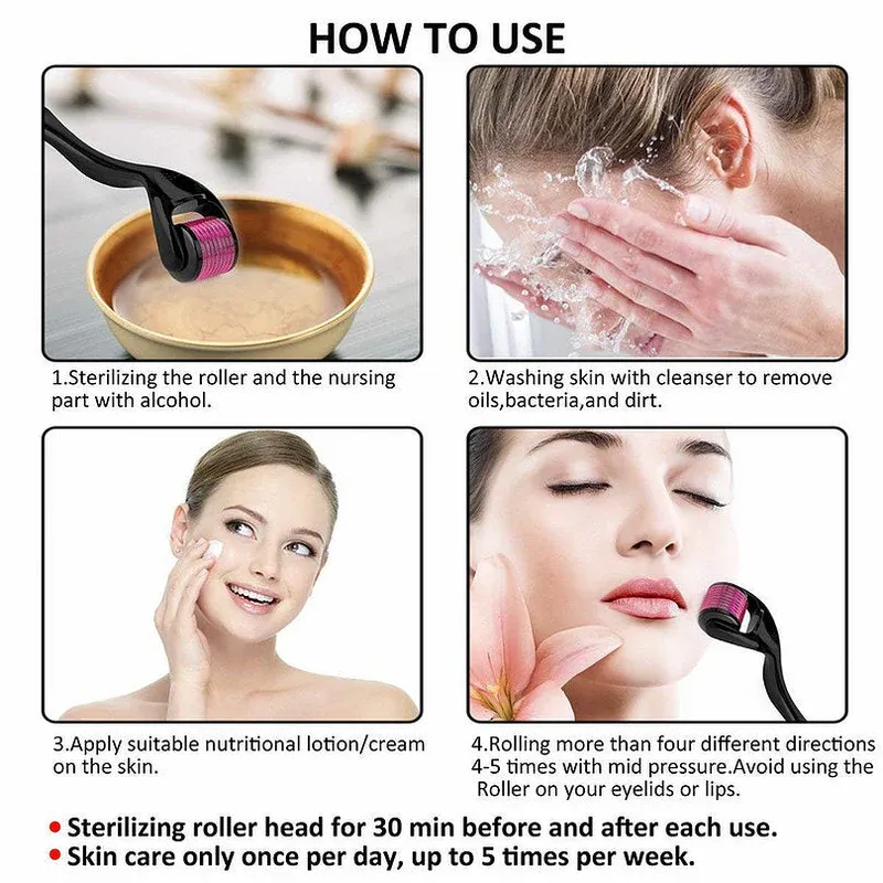 Glowie - Derma-roller Needle Titanium Microneedling