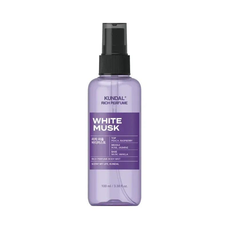 KUNDAL - Rich Body Perfume White Musk | 100 mL